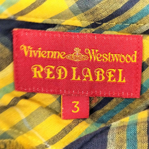 ヴィヴィアンウエストウッドレッドレーベル Vivienne Westwood RED LABEL チェックレイヤードスカート レディース 3