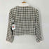 ザラ ZARA CROPPED CHECKED BLAZER レディース import:S