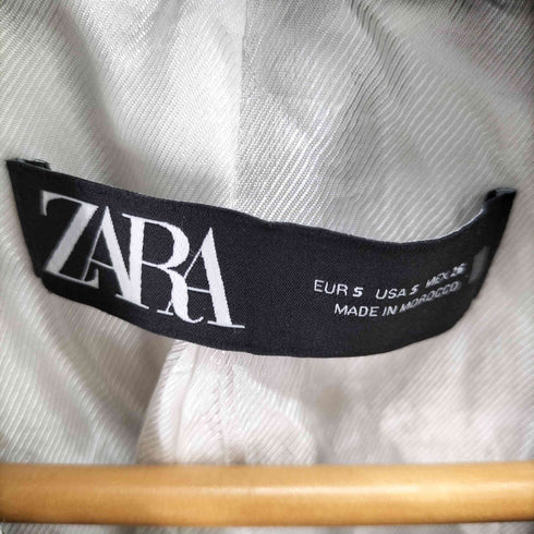 ザラ ZARA CROPPED CHECKED BLAZER レディース import:S