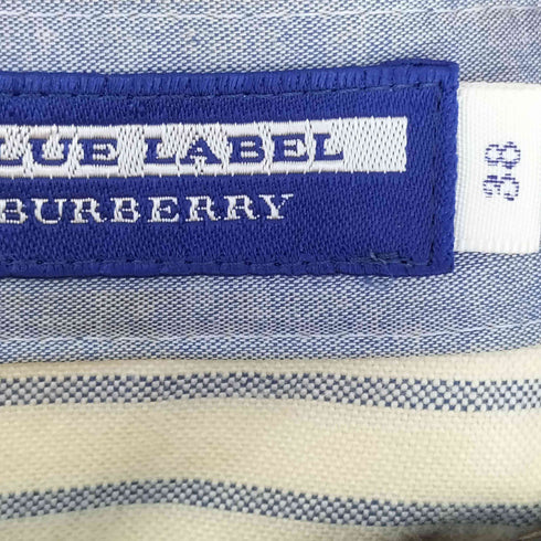 バーバリーブルーレーベル BURBERRY BLUE LABEL デニムドッキングシャツワンピース レディース JPN:38