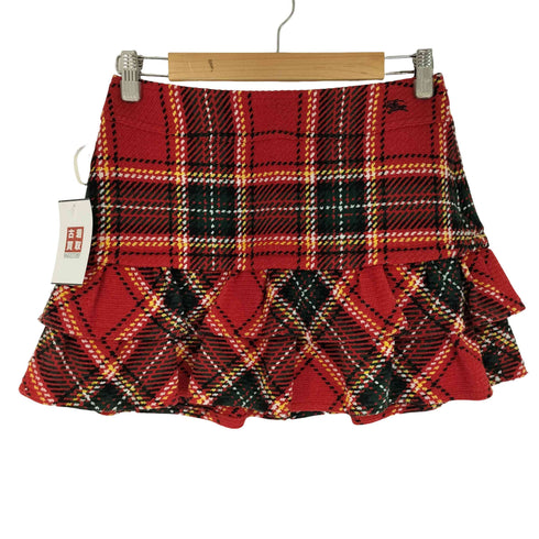 バーバリーブルーレーベル BURBERRY BLUE LABEL アクリル混 チェックスカート レディース 38