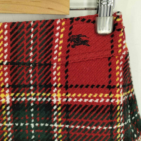 バーバリーブルーレーベル BURBERRY BLUE LABEL アクリル混 チェックスカート レディース 38