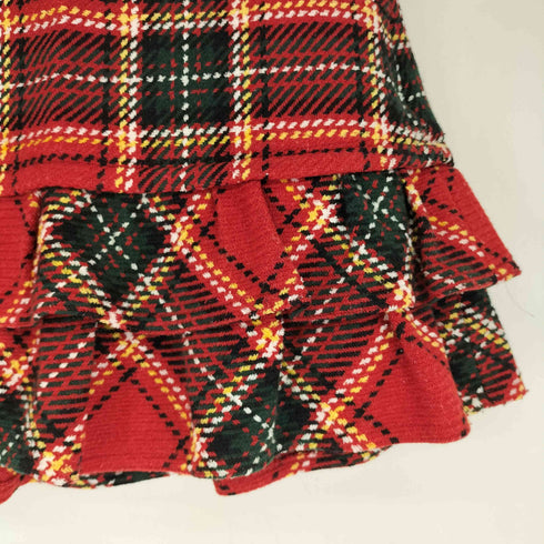 バーバリーブルーレーベル BURBERRY BLUE LABEL アクリル混 チェックスカート レディース 38