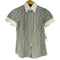 バーバリーブルーレーベル BURBERRY BLUE LABEL ストライプ S/S BDシャツ レディース JPN:36