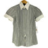 バーバリーブルーレーベル BURBERRY BLUE LABEL ストライプ S/S BDシャツ レディース JPN:36