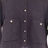 ザラ ZARA 無地ニットポロネックジャケット レディース import:M
