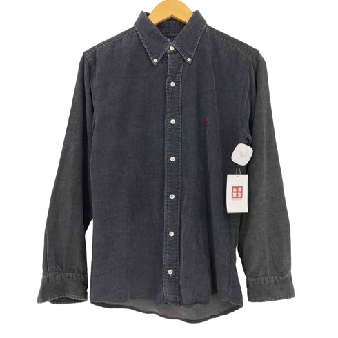 ラルフローレン RALPH LAUREN BLAIRE ポニー刺繍 細畝 コーデュロイ ボタンダウンシャツ レディース import:M