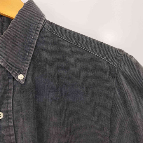 ラルフローレン RALPH LAUREN BLAIRE ポニー刺繍 細畝 コーデュロイ ボタンダウンシャツ レディース import:M