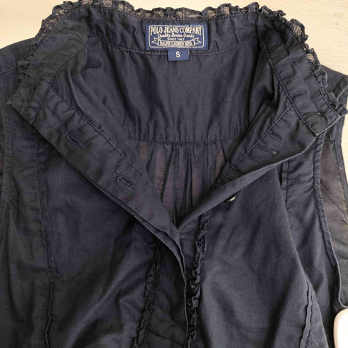 ポロジーンズカンパニーラルフローレン POLO JEANS COMPANY RALPH LAUREN フリンジ ノースリーブ ブラウス レディース import:S