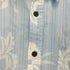 ジョージ GEORGE classics 木ボタン ストライプ フラワープリント アロハシャツ メンズ import:XL