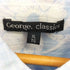 ジョージ GEORGE classics 木ボタン ストライプ フラワープリント アロハシャツ メンズ import:XL