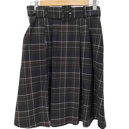 ザラ ZARA ベルテッドプリーツ ミディスカート レディース JPN:M