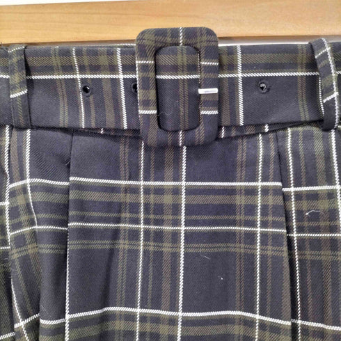 ザラ ZARA ベルテッドプリーツ ミディスカート レディース JPN:M
