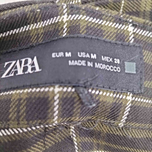ザラ ZARA ベルテッドプリーツ ミディスカート レディース JPN:M