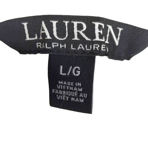 ローレンラルフローレン LAUREN RALPH LAUREN Katlin Logo T-shirt 立体ロゴ Tシャツ レディース import:L