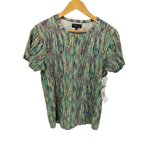 アニエスベーオム Agnes b.homme 総柄 クルーネックTシャツ メンズ T1