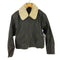 ファーポイント レザージップジャケット メンズ import:M