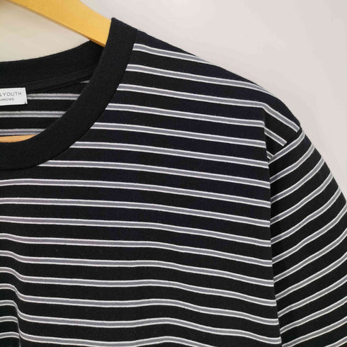 ビューティーアンドユースユナイテッドアローズ BEAUTY & YOUTH UNITED ARROWS HG FINE BD CREW SSL ハイゲージ ファインボーダー Tシャツ メンズ JPN:XL