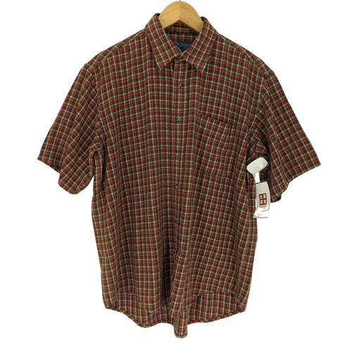サンタバーバラポロアンドラケットクラブ SANTA BARBARA POLO & RACQUET CLUB アクリル コットン チェック柄 S/S シャツ メンズ L
