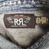 ダブルアールエルラルフローレン RRL RALPH LAUREN 1つ星タグ シルバーボタン L/S ウエスタン デニム シャツ メンズ import:L