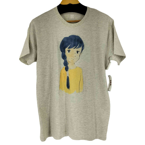 デザインティーシャツストアグラニフ Design Tshirts Store graniph プリントクルーネックTシャツ メンズ JPN:L
