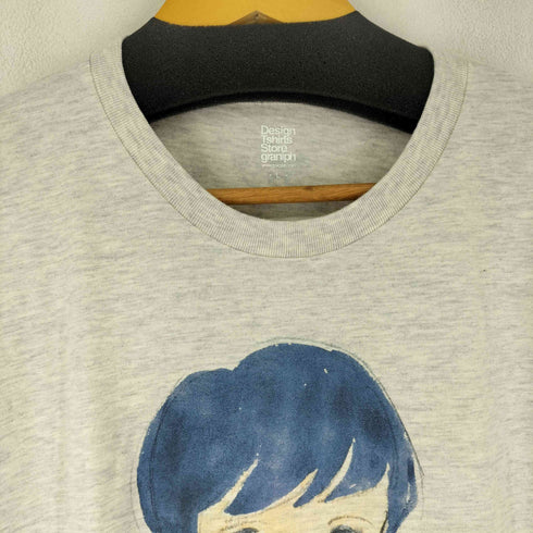 デザインティーシャツストアグラニフ Design Tshirts Store graniph プリントクルーネックTシャツ メンズ JPN:L