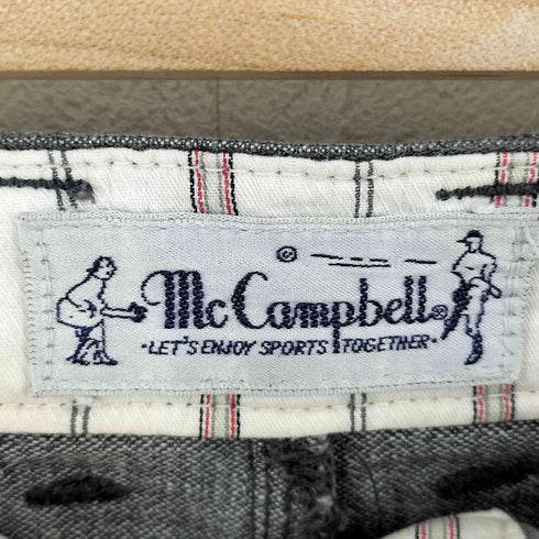 McCampbell 2タックストレートデニムパンツ メンズ 32inch