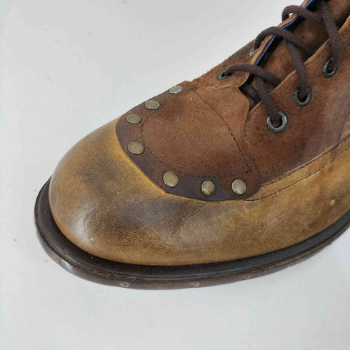 ビサルノ VISARUNO ハイカットレザースタッズブーツ メンズ JPN:42