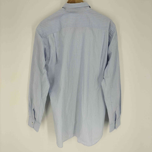 コムデギャルソンシャツ COMME des GARCONS SHIRT フランス製 ストライプ 切替 L/S レギュラーカラー シャツ メンズ import:L