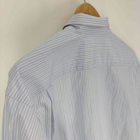 コムデギャルソンシャツ COMME des GARCONS SHIRT フランス製 ストライプ 切替 L/S レギュラーカラー シャツ メンズ import:L