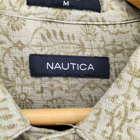 ノーティカ NAUTICA 総柄 コットン半袖シャツ メンズ JPN:M