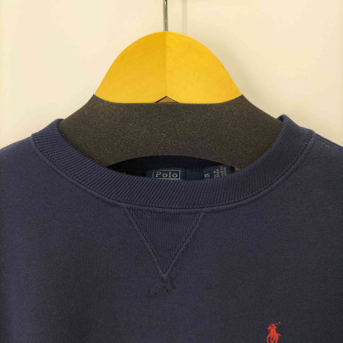 ポロバイラルフローレン Polo by RALPH LAUREN スモールポニー刺繍 裏起毛 スウェットプルオーバー レディース import:XS