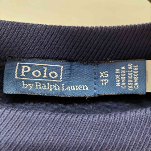 ポロバイラルフローレン Polo by RALPH LAUREN スモールポニー刺繍 裏起毛 スウェットプルオーバー レディース import:XS