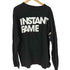 INSTANT FAME パーマネントロゴ レギュラーサイズ Tシャツ メンズ JPN:XL