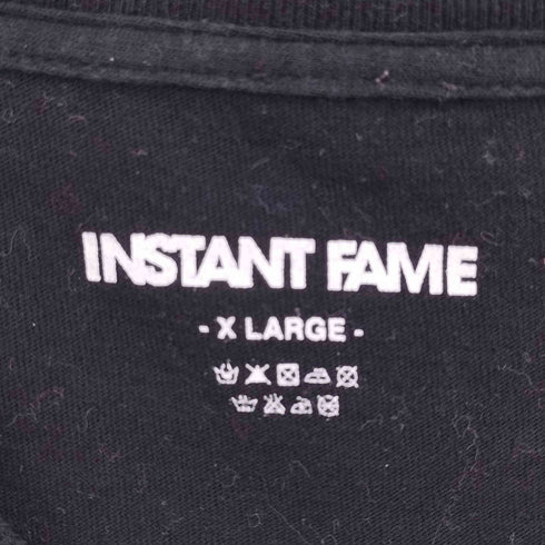INSTANT FAME パーマネントロゴ レギュラーサイズ Tシャツ メンズ JPN:XL