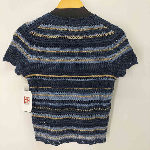 ポロバイラルフローレン Polo by RALPH LAUREN リネン混 S/Sメッシュニット レディース import:XS