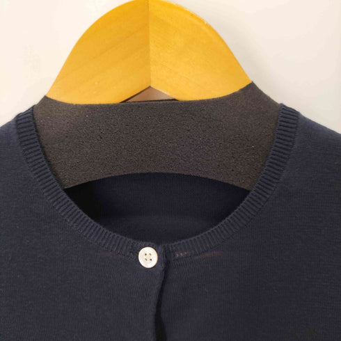 ラルフローレン RALPH LAUREN スモールポニー刺繍 クルーネックコットンリブカーディガン レディース import:M
