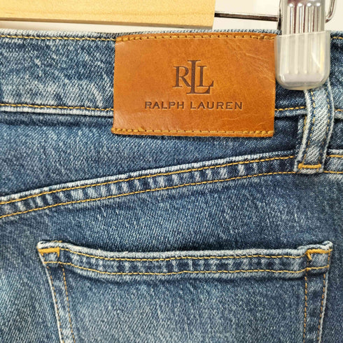 ローレンラルフローレン LAUREN RALPH LAUREN ロゴパッチスリムテーパードデニム レディース JPN:2