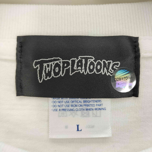 TWOPLATOONS BRITISH PRIDE プロレス 人物 プリント S/S クルーネック Tシャツ メンズ JPN:L