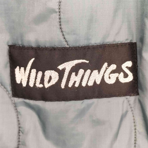 ワイルドシングス WILD THINGS リップストップ リバーシブル キルティングジャケット メンズ