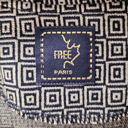 FREE PARIS ボウタイデザイン 幾何学トップス レディース import:M