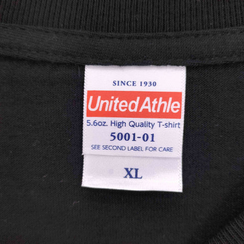 ユナイテッドアスレ UNITED ATHLE TOYOF ペイズリー柄 プリント S/S クルーネック Tシャツ メンズ import:XL