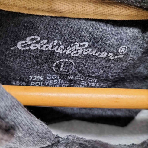 エディーバウアー Eddie Bauer 1920 ロゴ刺繍プルオーバーパーカー メンズ L