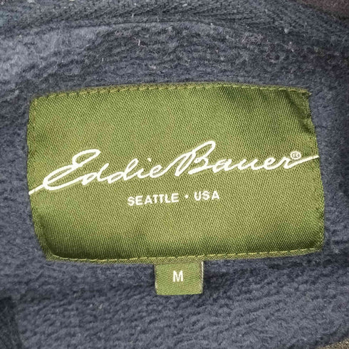 エディーバウアー Eddie Bauer ケーブルニット ドッキングジップアップパーカー メンズ M