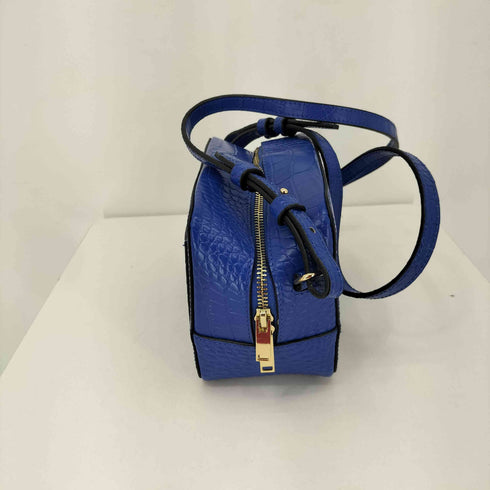 フレンチコネクション FRENCH CONNECTION RECYCLE LEATHER 型押しクロコ レザー ショルダーバッグ レディース