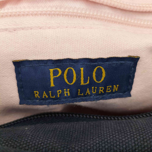 ポロラルフローレン POLO RALPH LAUREN ポニー刺繍 キャンバス ハンド バッグ メンズ