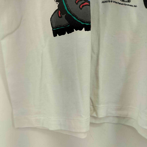 90s USA製 ADMIT ONE キャラクタープリントクルーネックTシャツ メンズ JPN:L