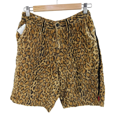 ダブルタップス WTAPS KHAKI SHORTSレオパード柄ショートパンツ メンズ JPN:S