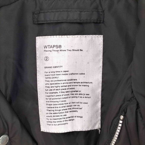 ダブルタップス WTAPS 15AW MOTOR JK JACKET. POLYESTER. TAFFETA メンズ JPN:2