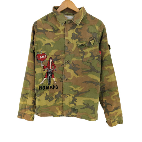 ダブルタップス WTAPS 09SS JUNGLE L/S SHIRTS FATIGUE CTN ジャングルファティーグ リップストップ ミリタリー シャツ ジャケット メンズ